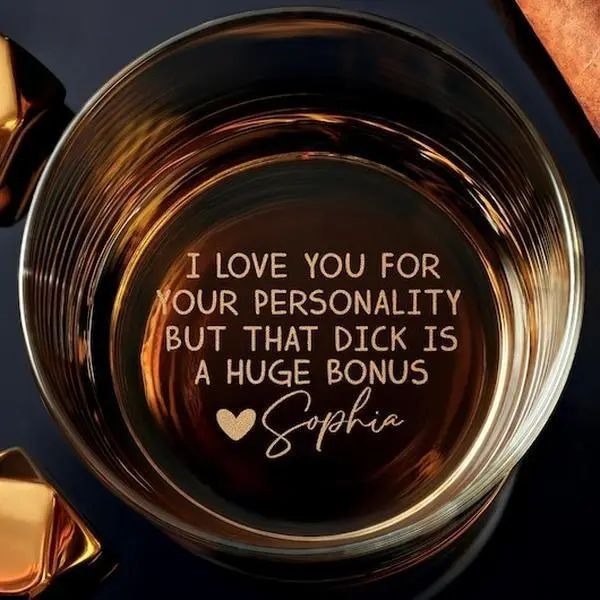I Love You For Your Personality But That D*ck Is A Huge Gift, Funny Couple Birthday Present, Home Decor Drinkware, Unique Gift For Him Her