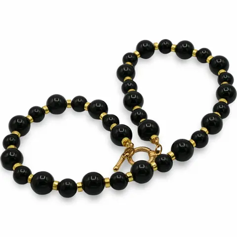 Onyx Necklace - Perfect for Any Occasion, Elegant Design, Lightweight & Versatile Accessory