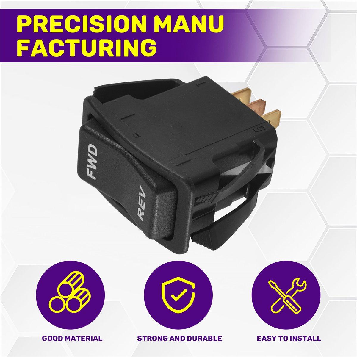 Electric Golf Cart Forward Reverse Rocker Switch for EZGO TXT PDS 2003-Up 74312-G01 74323-G01