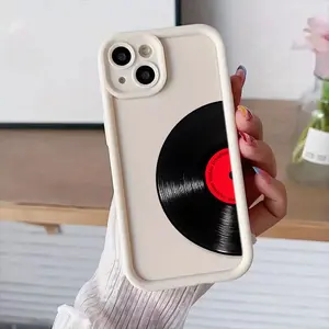 Vinyl Record Phone Case， Retro Music Style for iPhone 17 16 15 14 13 12 11 Plus Pro Max.