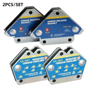 Magnetic Welding Holder, 2 Counts Heavy Duty Multipurpose Magnetic Welding Positioner, Welding Auxiliary Tool, Welding Accessories for Car, Pipeline