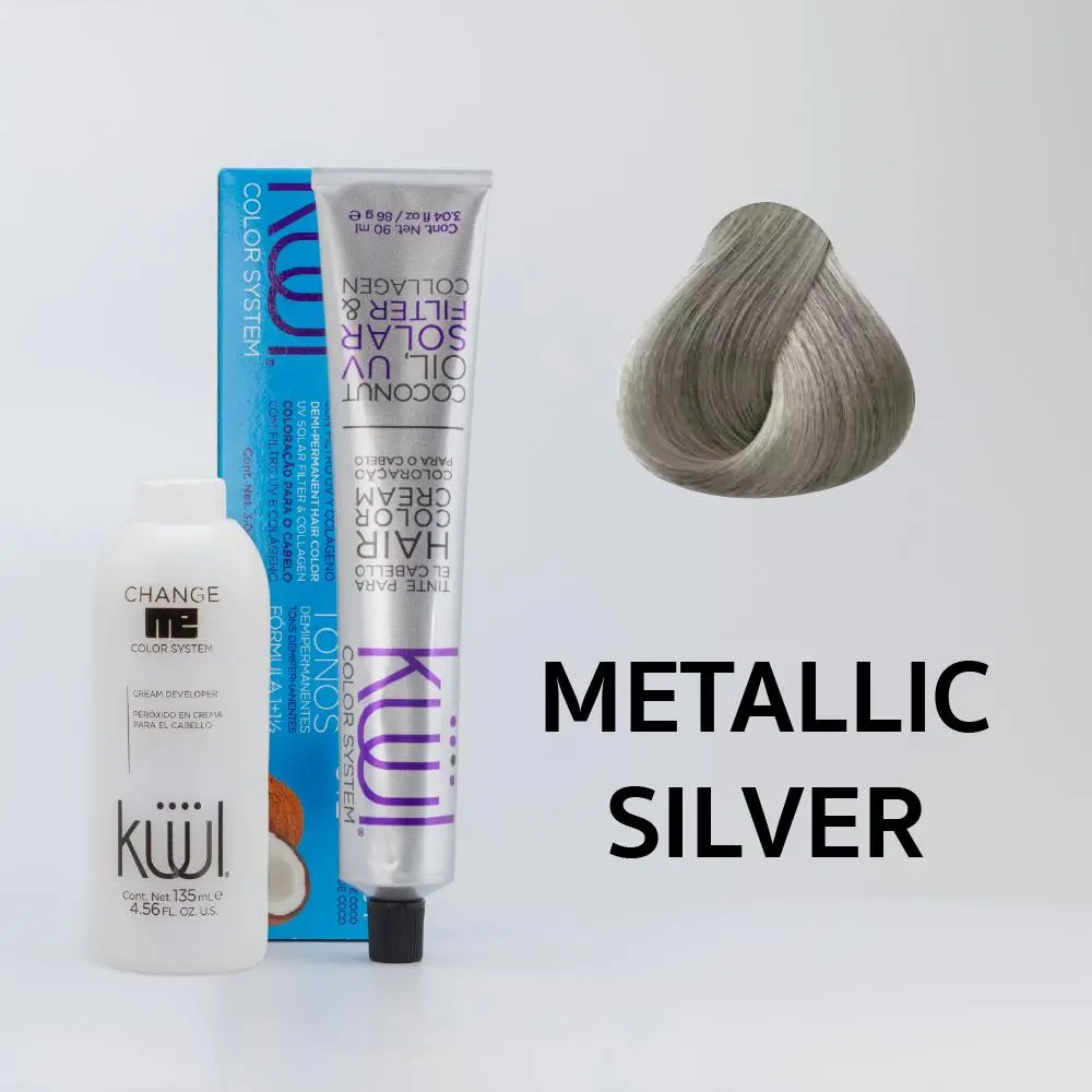 Metallic Silver