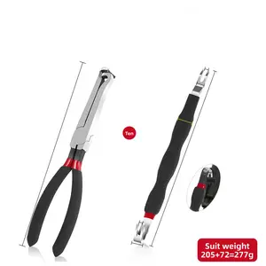 Electrical connector disassembly tool, multi-purpose automotive terminal disassembly tool, durable wire terminal tool for automotive maintenance, automotive electrical terminal connector separator disassembly tool (black 2-piece set)