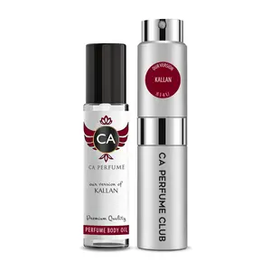 814- Kallan duo Set  Fragrance Oil and Perfume Spray Bundle
