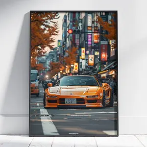 Honda NSX print, JDM poster, Hyper car poster, Boys room decor, Gift, Super car poster, Honda NSX poster, Honda poster