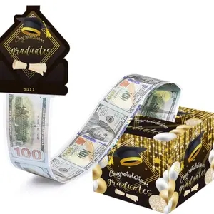 Graduation Gift Box Set, Fun University Graduation Present, Cash Savings Drawer Surprise, Draw Card Storage Organizer, DIY Kit, Deluxe Gift Box