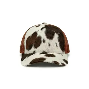 Cowhide Trucker Hat