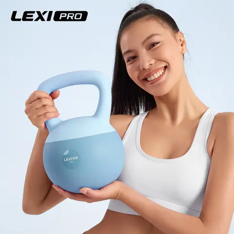 LEXIPRO Soft Kettlebell with Handle for Strength Conditioning and Core Training Home Gym Workouts Weightlifting Yoga &Pilates Durable Safe & Comfortable Fitness Equipment for Men and Women, Home Gym Equipment