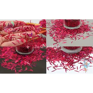 IT’S PINK KNIFE shape holo Glitter Halloween Fun Loose Glitter for Nail art Hair Face Tumblers Craft supply Resin supply Freshie Glitter