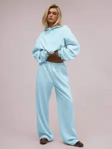 Oversized Fleece Sweatpants Vacation Airport Casual Back To School Joggers Spring