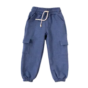 Denim Cargo Joggers