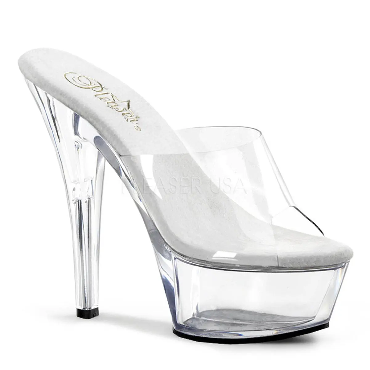 6 Inch Heel KISS-201 Clear