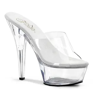 6 Inch Heel KISS-201 Clear