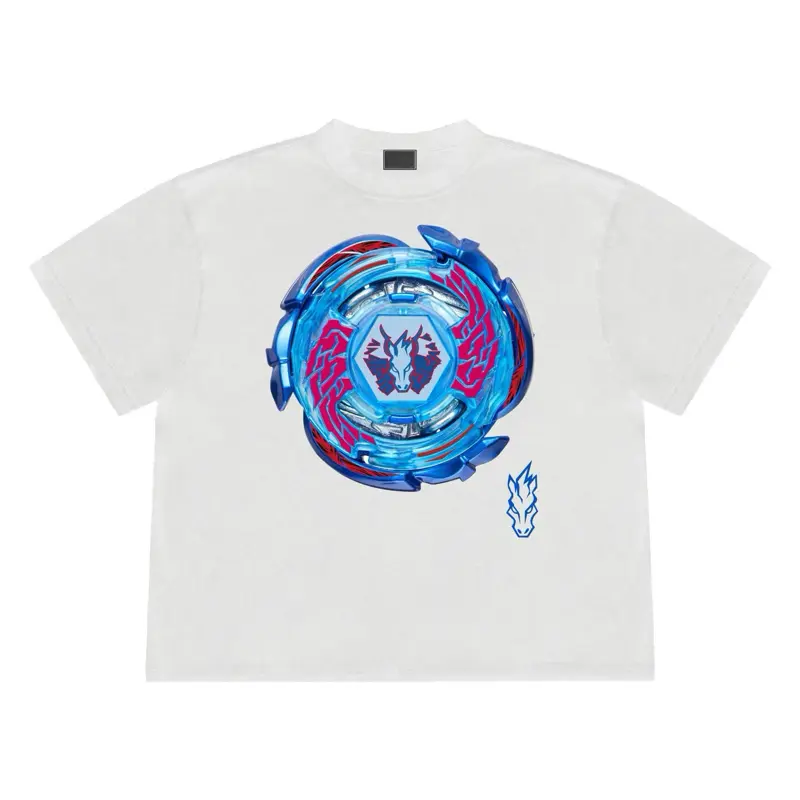 Beyblade Pegasus Tee Y2k Anime T-Shirt Vintage Retro Unisex Y2k Shirt Gift For Men Women High Quality Cotton Casual Streetwear Short Sleeve