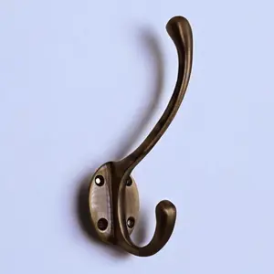 Antique Classic Brass Hat & Coat Hook