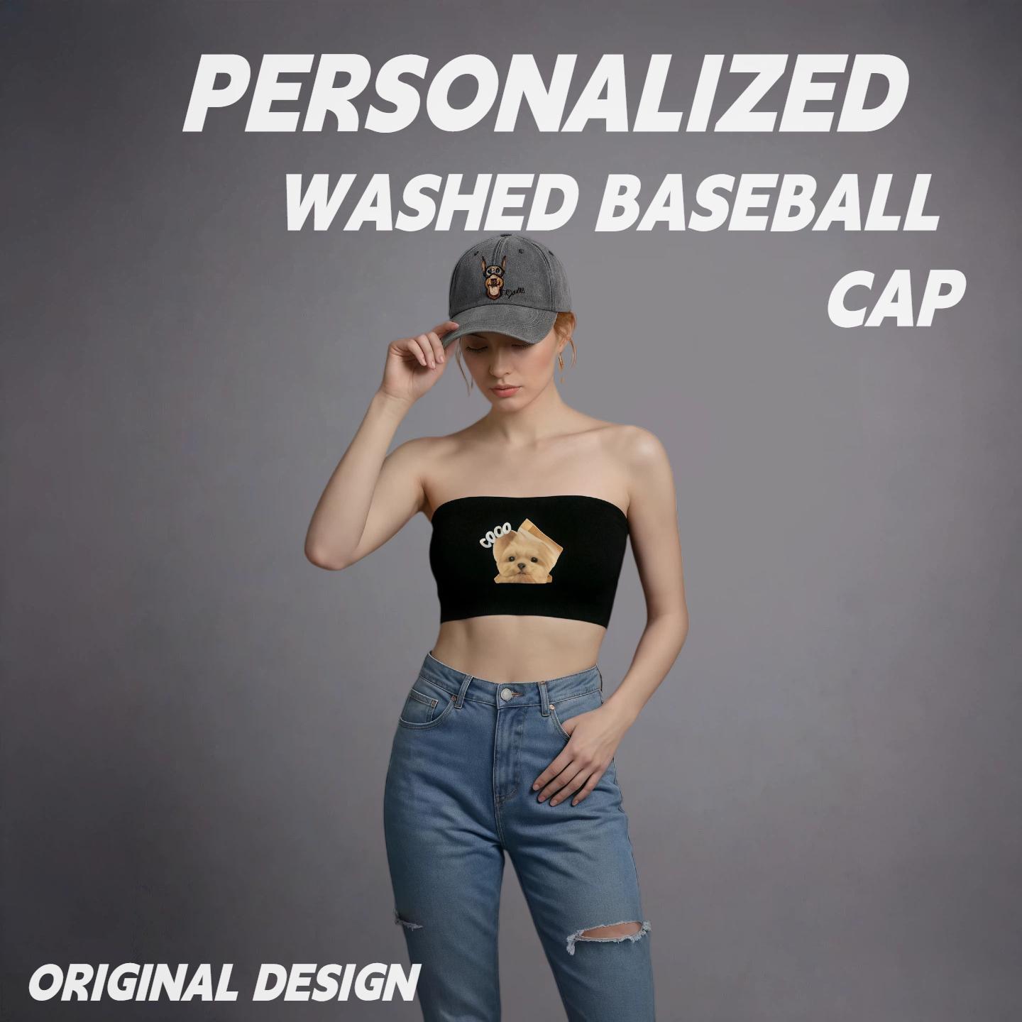 Personalized Pet Hat with Name & Photo • Cute Outdoor Cap