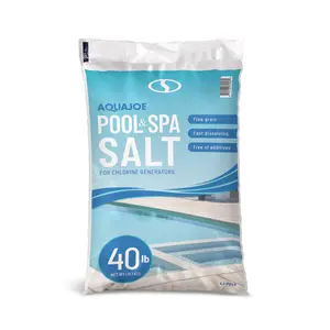 Aqua Joe 40 Pound Fast Dissolving Pool Spa Salt for Pool Generators, AJ-PS40