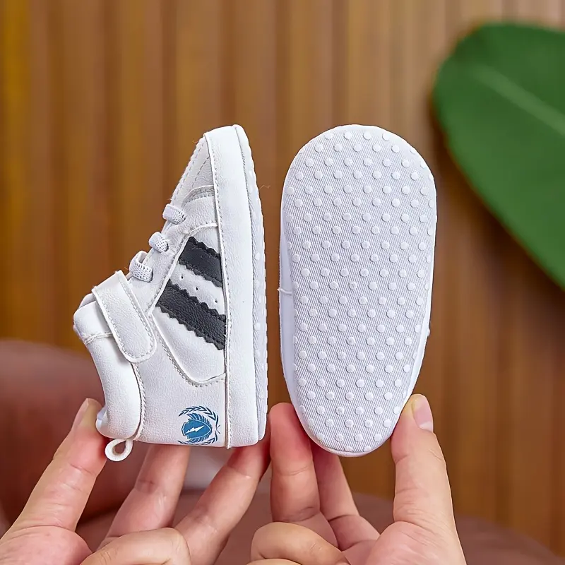 Infant Unisex Casual Walkers - Soft Sole Kids' Trainers (0-1 Year Old Infant Sizes) for Spring & Autumn Everyday Wear, Outdoor/Indoor Use