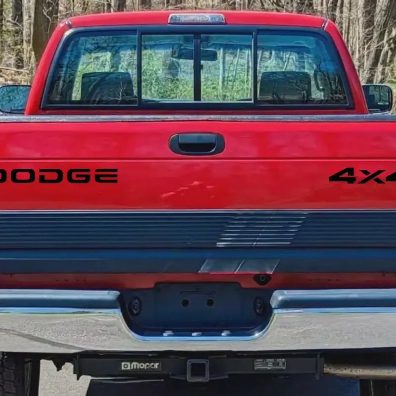 DODGE Pick Up Truck Letters - Fits 1994-2002 Trucks Vinyl Graphics Stickers