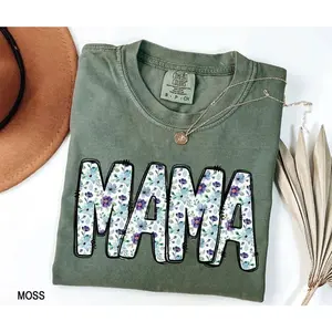Vintage floral Mama t-shirt, Mama T-Shirt, Strong Woman Shirt, gift for mothers day, Mama Tee Unisex Short Sleeve