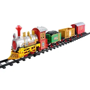 Northlight 12-Piece Battery Operated Lighted and Animated Christmas Express Train Set with Sound Northlight