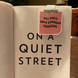 Hot Girls Have Stomach Problems Magnetic Holographic Laminated Bookmark
