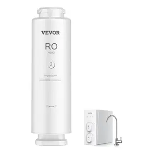 VEVOR Reverse Osmosis System, TikTokShopBlackFriday, 400 GPD 9-stage Reverse Osmosis Water Filter Replacement, RO Filter Cartridge for 24 Months, Reduces Lead, Chlorine, Rust, Compatible with SS-001 Under Sink Water Filter