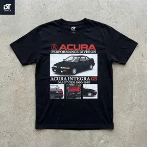Acura Integra GS DA9 Shirt, 2nd Gen 1990–1993 JDM Car Graphic Tee, 90s Acura Performance Division T-Shirt, JDM Car Lover Gift