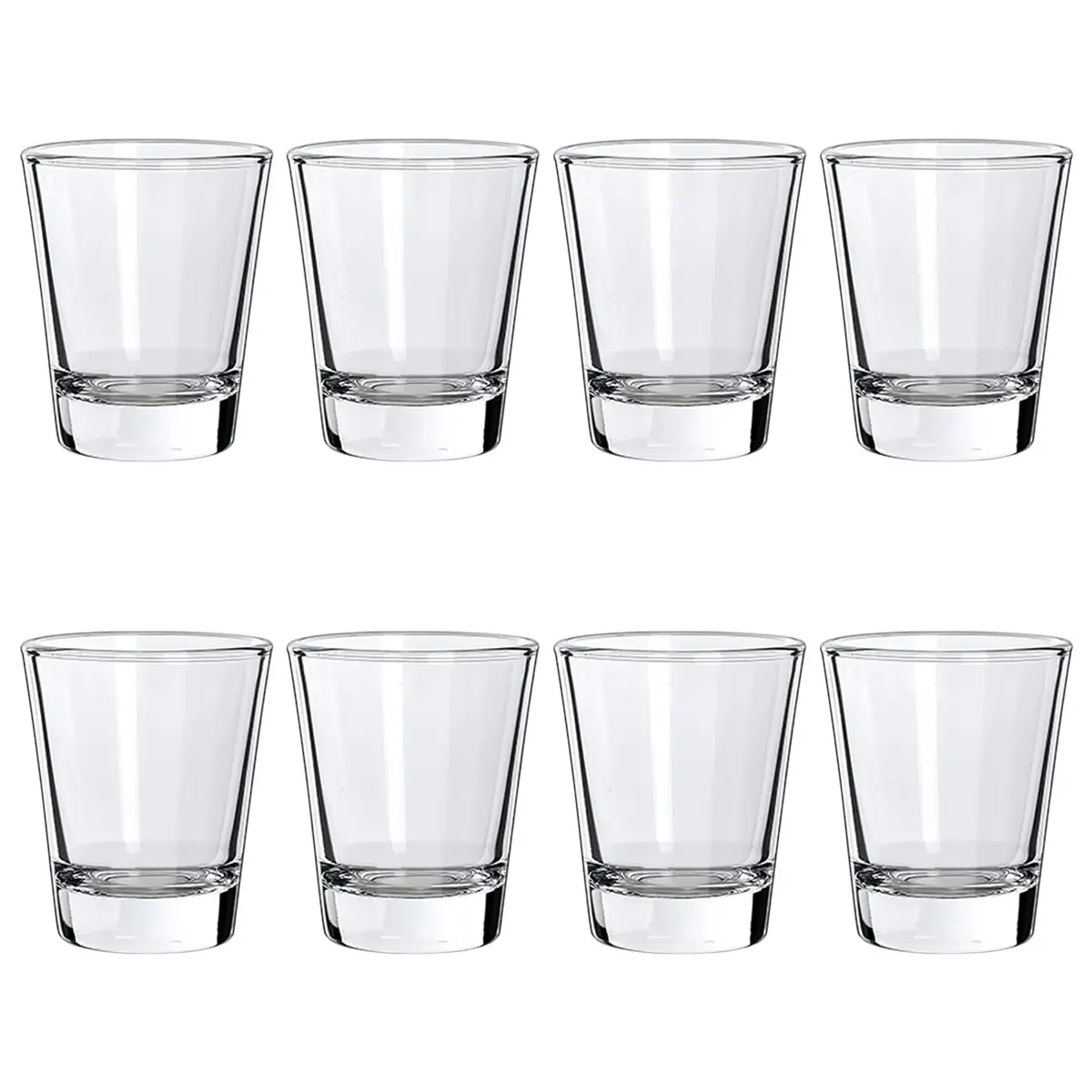 Shot Glasses Set of 8/24, Heavy Base Spirit Glasses, 1.5oz/45ML, Perfect for Espresso Whiskey Tequila Vodka Parties, Drinking Glasses, Drinkware Glass, Durable Glassware, Whiskey Glass Gift