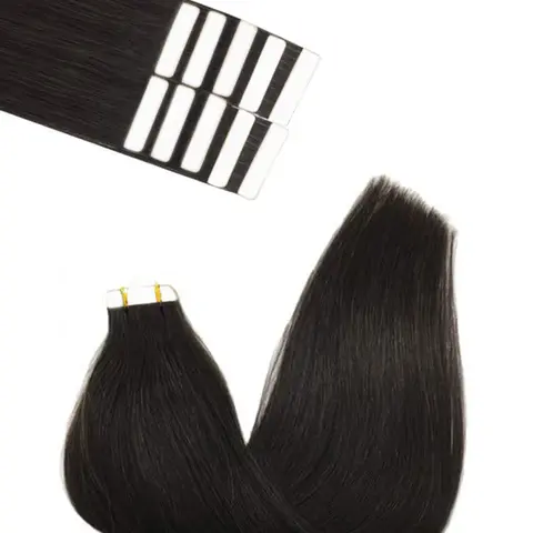 20 Inch Long Straight Clip-in Hair Extensions, Clip In Volume, Invisible Flat Wide Weft Hair Extensions, Synthetic Hairpiece for Women, Hair Weave, Synthetic Soft Hairpieces, Synthetic Fiber Extensions, Best Extensions