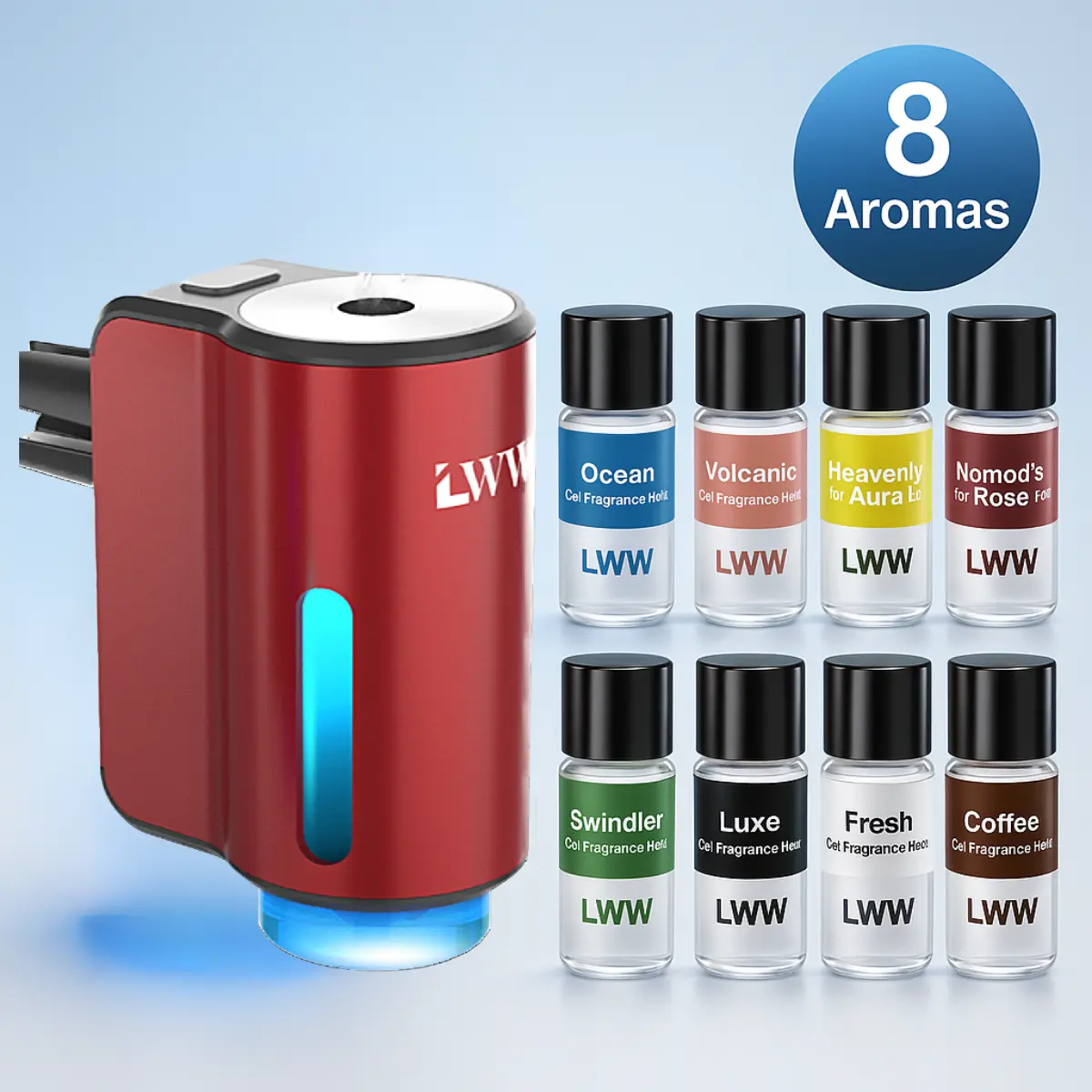 (8 bottles) - RED - Mixed Flavors