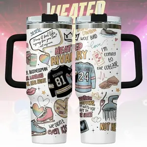 Heated Rivalry Inspired Steel Tumbler,Hudson Williams Connor Storrie 40oz Tumbler, Ilya Rozanov Shane Hollander Cup,Hudson Williams
