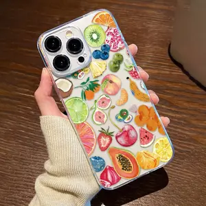Fruit Pattern Phone Case, Anti-drop Cellphone Protective Cover, Total Protective Shockproof Mobile Phone Cover for iPhone