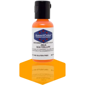 AmeriColor, Egg Yellow, .65 Ounce, AmeriMist Airbrush Food Coloring