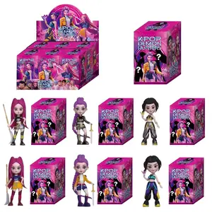 2025 Hot Anime KPop Devil Hunter Doll Vinyl Toy Rumi Mira Zoi Character Vinyl Mask Blind Box Ornament Toy Christmas Gift