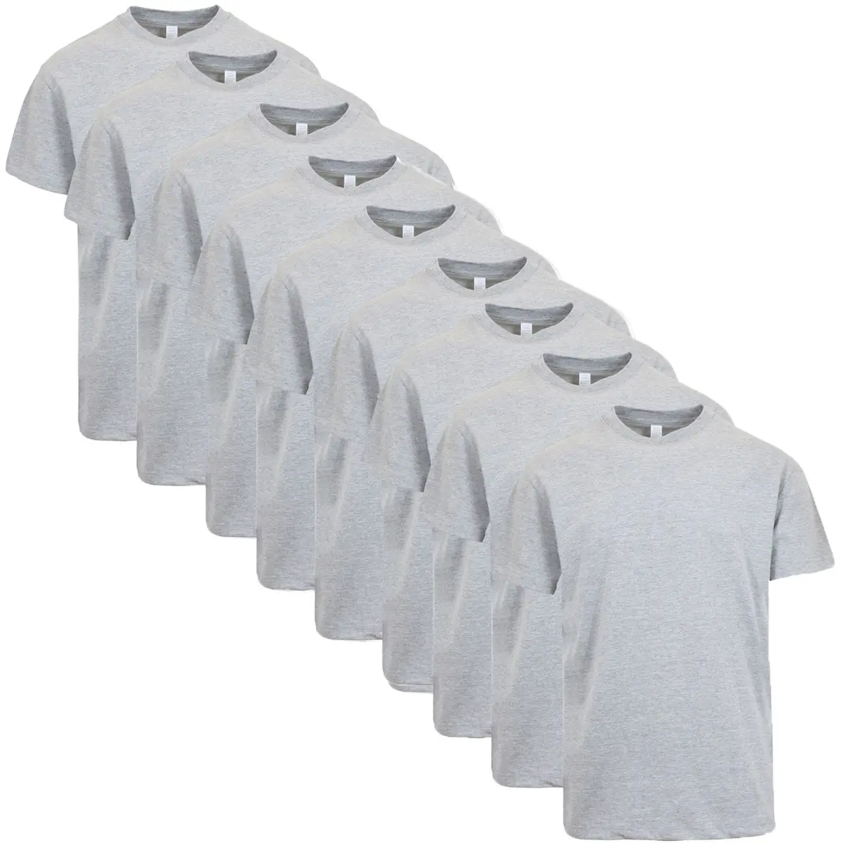(9 Pack) Heather Grey x 9 