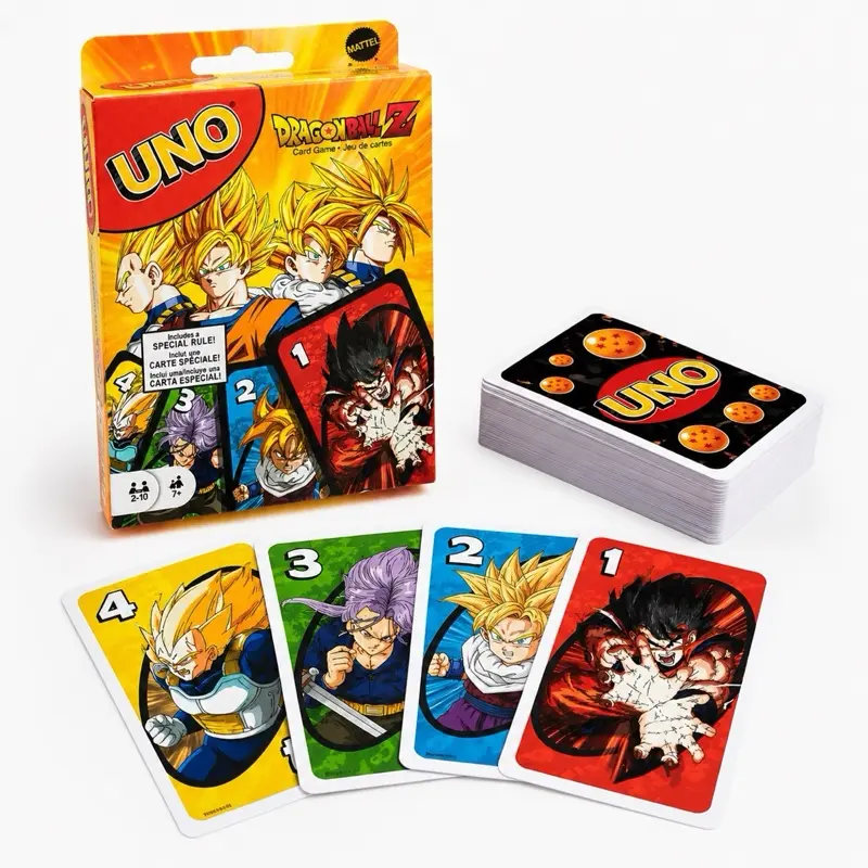 Dragon Ball Z UNO Playing Cards - Fun Card Game for Anime Fans, Casual Gatherings