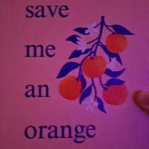 save me an orange