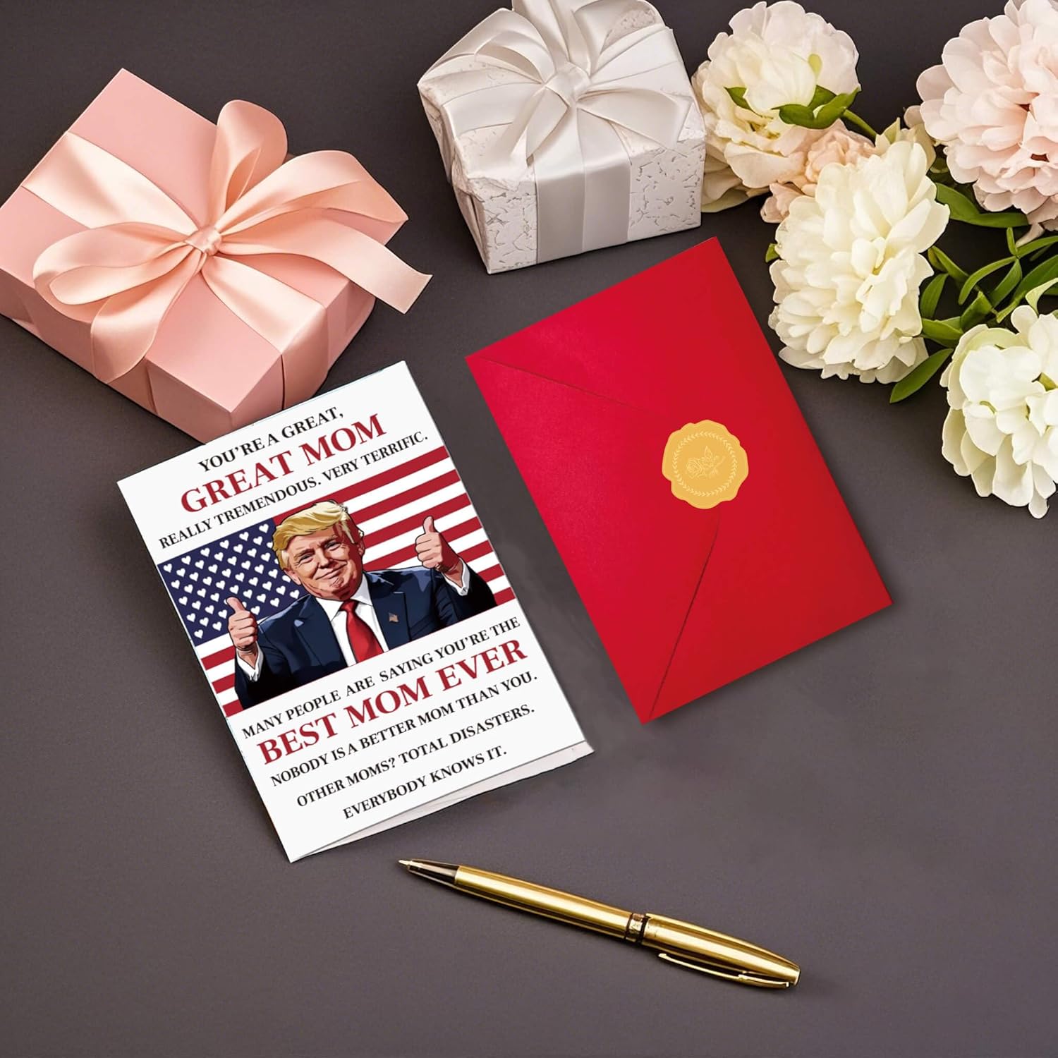 Mother's Day Funny Birthday Day Card for Mom Grandma from Daughter, Son or kids, Hilarious & Heartfelt Message, Premium Quality Greeting Card for Mother, Grandmother or Wife, Ideal for Happy Birthday & Mother's Day Gift