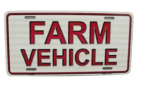 FARM VEHICLE FARM License Plate Car/Truck Accessories booster license Plate Heavy Equipment