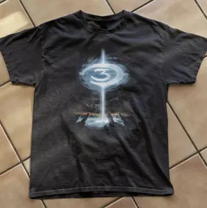 Halo 3 T-Shirt, Gaming Tee, Gifts Shirt, Unisex Vintage Graphic Tees Gothic Grunge Y2k Emo Scene Amity Affliction Style Clothes Men Women Streetwear