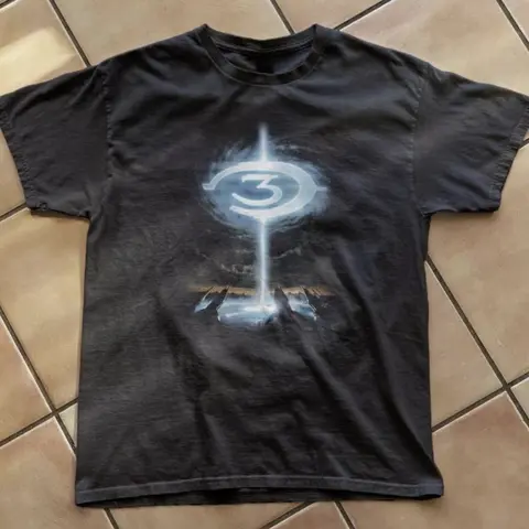 Halo 3 T-Shirt, Gaming Tee, Gifts Shirt, Unisex Vintage Graphic Tees Gothic Grunge Y2k Emo Scene Amity Affliction Style Clothes Men Women Streetwear