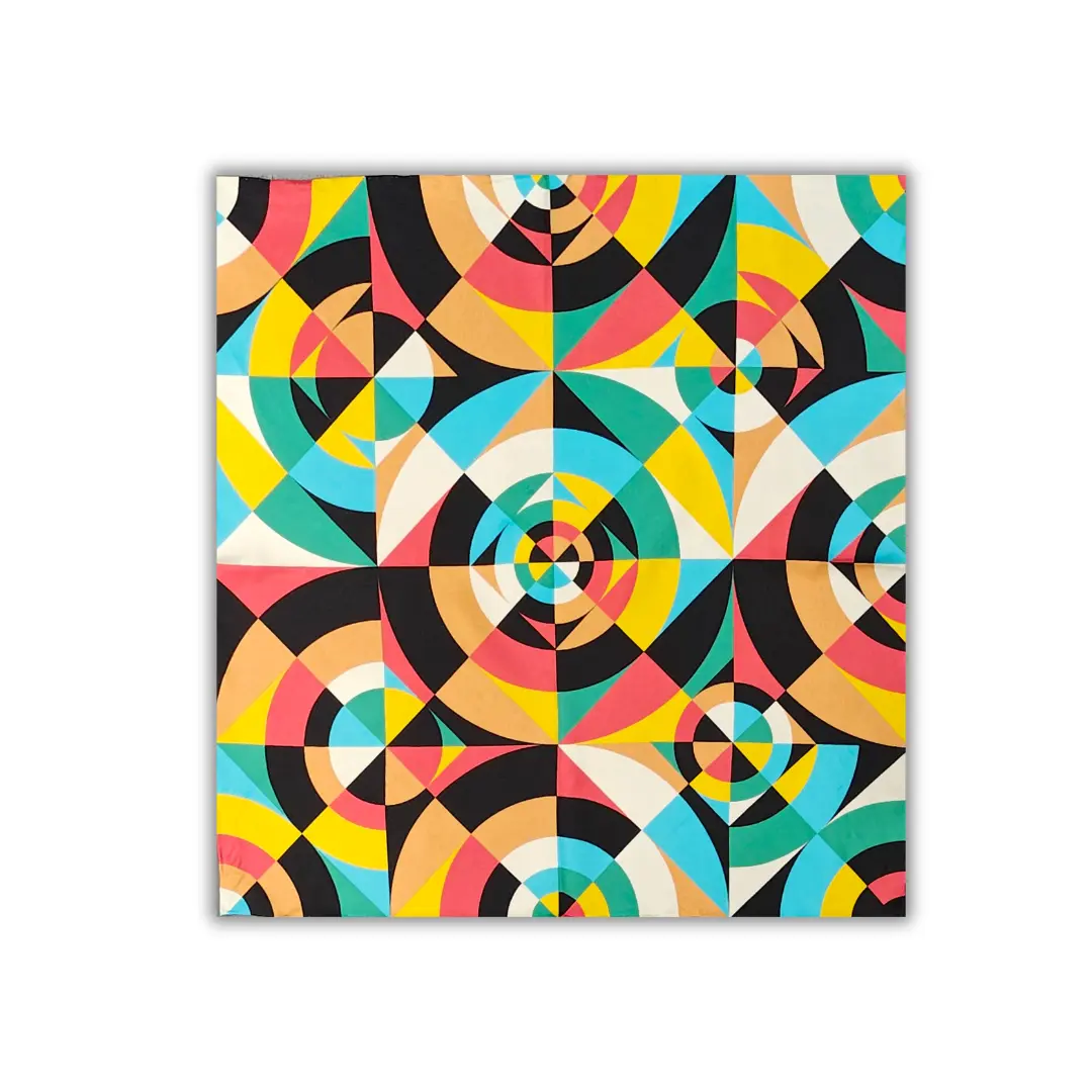 Abstract Silk Bandana by Chad Mize