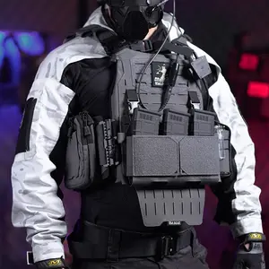 Dmgear Bc2.0 Tactical Vest, Molle Module, Quick Detach Design, Fast On/off, Wargame Gear, Tactical Chest Vest, Ideal for Wargame Activities