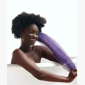 African Exfoliating Net Sponge, Ethically Sourced From Nigeria, Real Authentic Net Sponge, Exfoliate Porous Hygiene, Dries Quickly