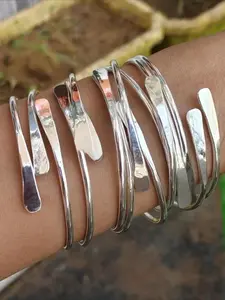 Minimalist Temperament Bangle, Trendy Bangles, Fashionable Jewelry for Women & Girls, Trendy All-match & Exquisite Jewelry for Birthday Gift, Stackable Bracelets