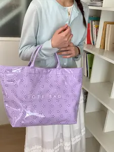 Fashionable Large Capacity Simple Stylish Lightweight Handbag Tote Bag for Travel Casual Entertainment Dating Shopping Birthday Gift