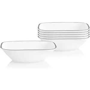 Corelle® Urban Arc Square 22-ounce Cereal Bowl, 6 pack