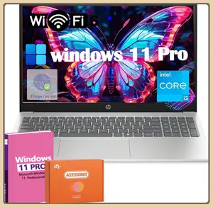 HP 17.3" Notebook, Intel Core i3-N305, 32GB DDR4, 2TB PCIe SSD, Windows 11 Pro + Copilot AI, Free 6-in-1 Accessory Bundle (Mouse, Optical Drive, 1TB HDD, etc.)