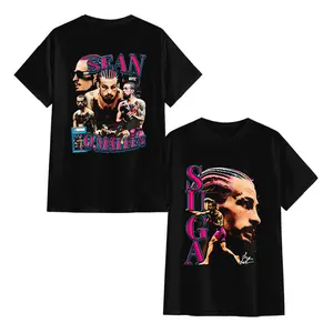 SUGA Sean O'Malley UFC Graphic Tee – Vintage MMA Anime-Style Shirt, Cotton Unisex Gym & Streetwear Top, Trendy Menswear & Womenswear for Casual, Workout, Party, and Fight Fans